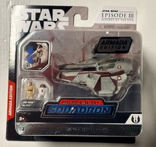 Star Wars Micro Galaxy Squadron Obi-Wan Jedi Interceptor Armada
