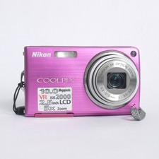 Nikon COOLPIX S550 10.0MP Digital Compact Camera Body - Pink read 