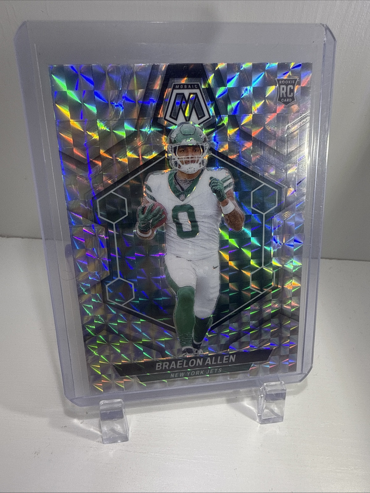 2024 Panini Mosaic - Rookies Braelon Allen #389 Mosaic Prizm (RC)