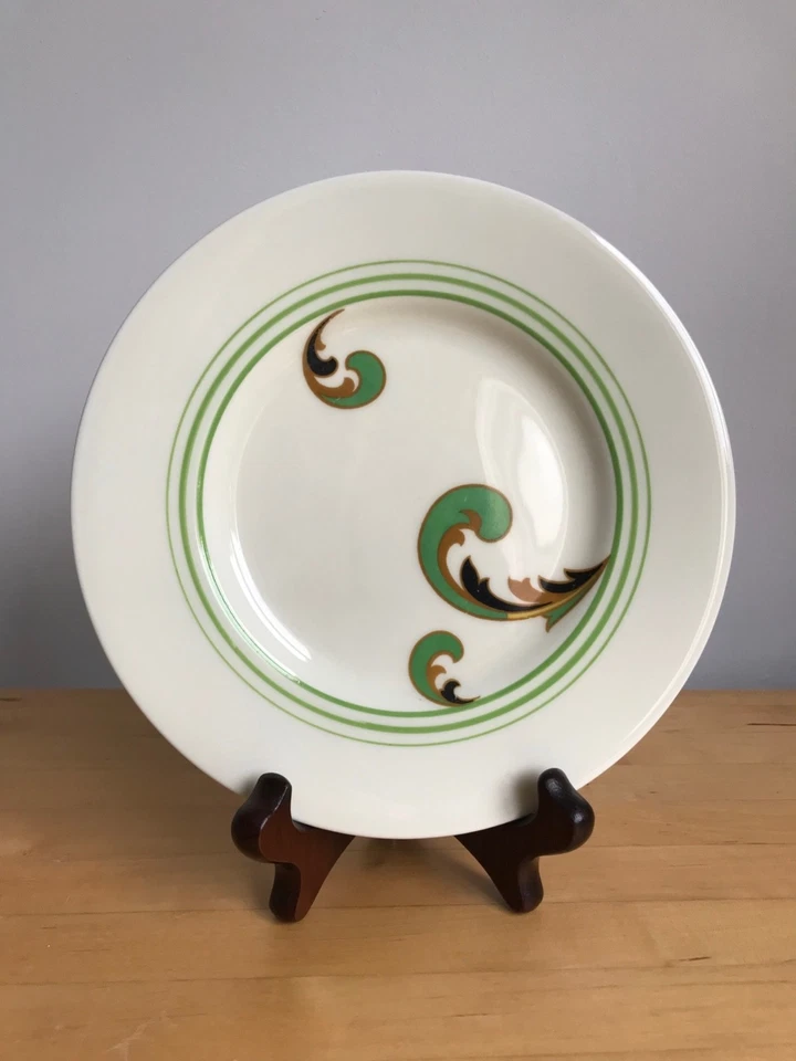 Vintage 1930's Royal Doulton Lynn Trio Art Deco Trio Tea cup saucer plate - VGC - Image 3 of 4