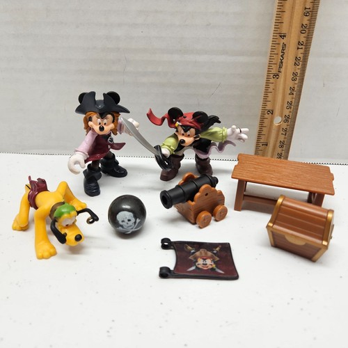 Disney Parks PIRATEN DER KARIBIK MICKEY MOUSE SPIELSET - Mickey Minnie Pluto