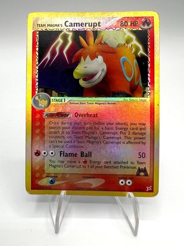 Pokemon Card Team Magma's Camerupt Team Magma vs Team Aqua 19/95 Reverse Good