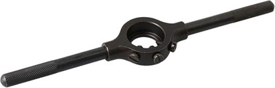 Metal 3.7cm Dia 1.0'' Round Die Stock Holder Thread Tap Wrench Handle 20.5cm Leng