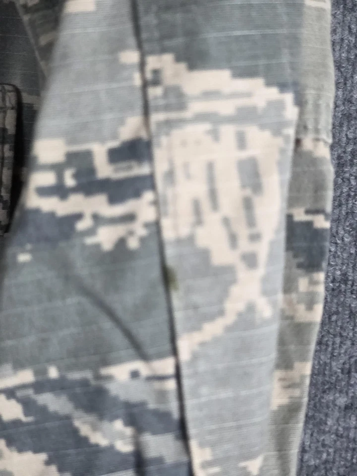 US Air Force ABU Jacket Womens 4R Camo Utility Ripstop Tiger Stripe Patches - Image 4 of 4