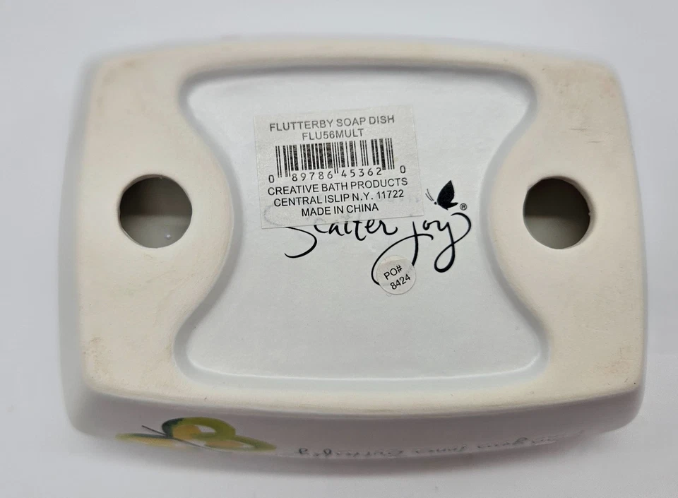 Juego de accesorios de baño jabonera de baño creativa Mariposas Flutterby Foto 4 de 4