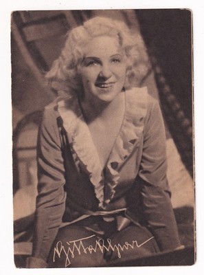 GITTA ALPAR, Sängerin / Schauspielerin 1932: Film-Autogramm-Karte, ''Gitta entde