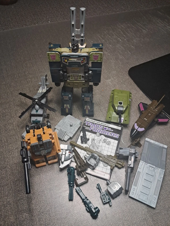Transformers G1 BRUTICAS (ONSLAUGHT, BRAWL, VORTEX, SWINDLE, BLAST OFF) - image 3 of 4