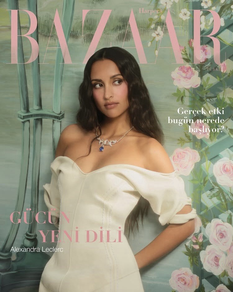 Harper's Bazaar Turkey April 2026 Alexandra Leclerc / Worldwide Tracked Shipping