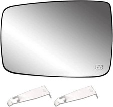 Driver Side Heated Mirror Glass Compatible with 2009-2018 Dodge Ram Pick-Up 1500