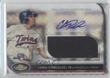 2012 Topps Finest Jumbo Relic Rookies X-Fractor 172/299 Chris Parmelee Auto 2u3