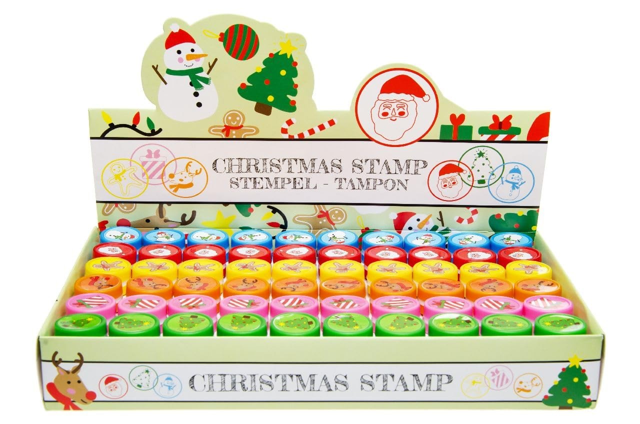 DUCKIEZ Weihnachts-Tintenstempel 6 Designs insgesamt Designs nach dem Zufallspr 6790₽