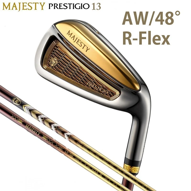 MAJESTY PRESTIGIO 13 Iron Wedge Gold AW 48° LV760 Graphite R-Flex Golf Japan NEW - Image 2 of 4