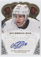 2013-14 Panini Crown Royale Sovereign Signatures Sven Baertschi #SO-SB Auto 9cb