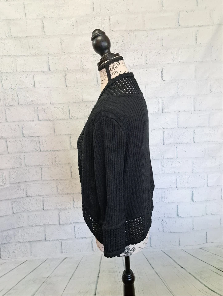 Talla XL negro encogimiento de hombros de Dress Barn Foto 3 de 4