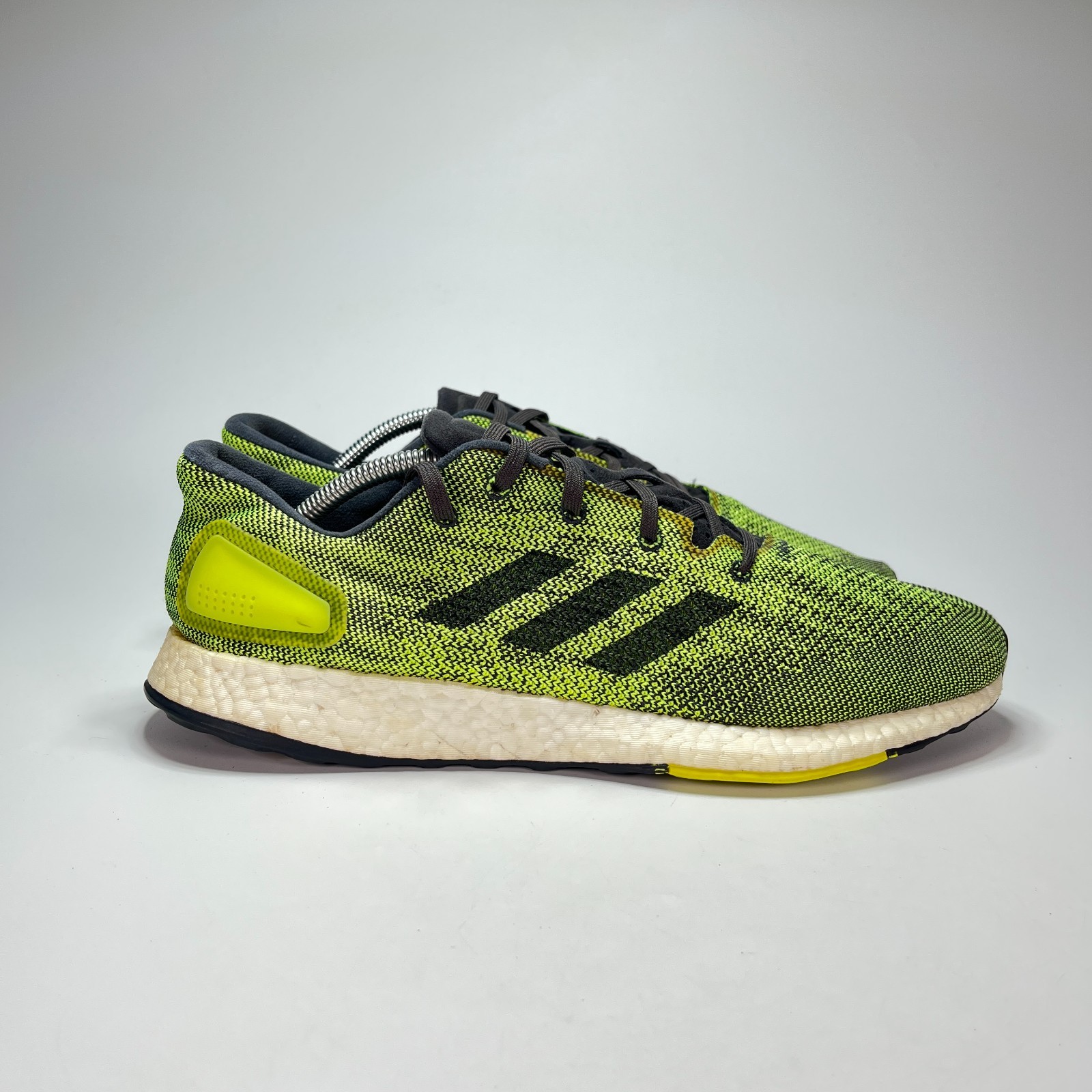 SAOLA Scarpe da ginnastica Adidas Pure Boost DPR Utility nere giallo solare da uomo taglia 11 5