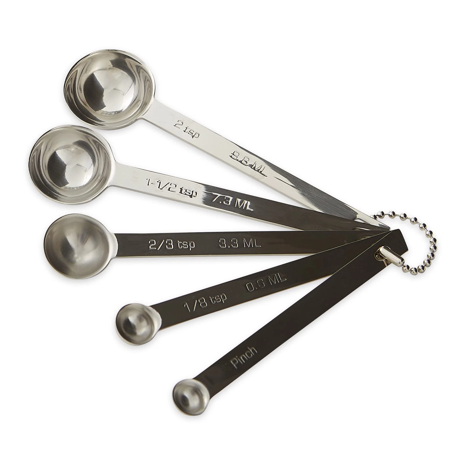 RSVP Endurance Stainless Steel Measuring Spoon in Odd Sizes, Set of 5
Opens in a new window or tab