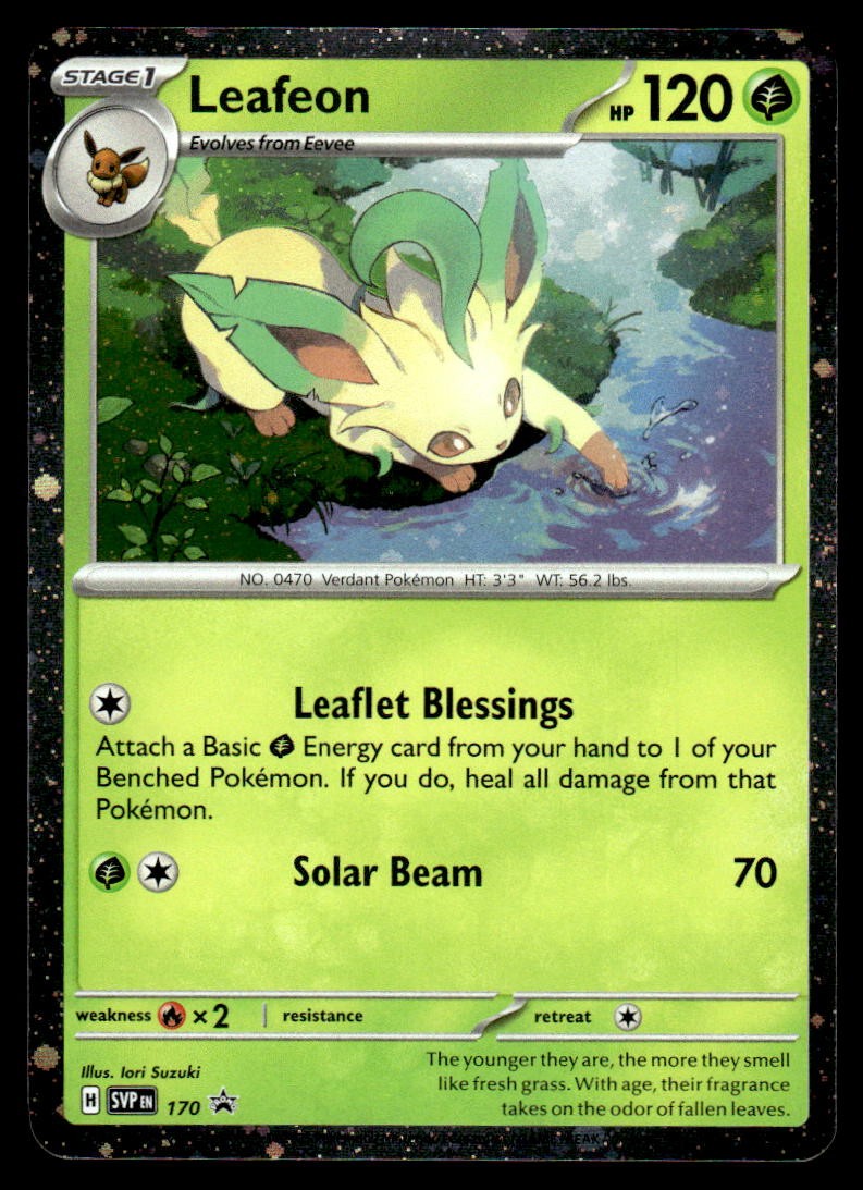 Pokemon TCG SV: Scarlet & Violet Promo Cards #170 Leafeon NM