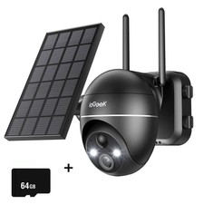 ieGeek 5MP PTZ Überwachungskamera Außen 9m PIR Bewegungssensor IP65, 2.4Ghz WIFI