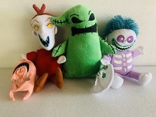 Disney Nightmare Before Christmas Plush Stuffed Set Of 3