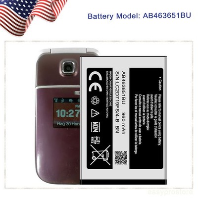 New Battery AB463651BU For Samsung Comeback SGH-T559 Messager II 2 SCH-R560