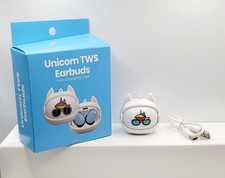 Unicorn TWS Earbuds. Face Changing Charging Case 5 Hour Battery Life
