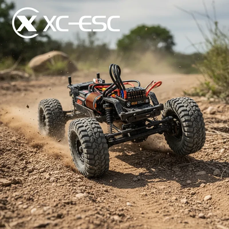 XC COMBO FOC for CRAWLER 1/6: BRUSHLESS MOTOR GL4990 1500KV + GL6 ESC 200A 4-8S - Image 2 of 4