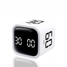 Digital Cube Pomodoro Timer Desk Rechargeable Productivity Timer 5/10/30/60min &
