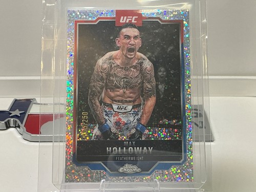 2025 Topps Chrome UFC - Max Holloway #100 Speckle Refractor 95/250