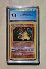 CGC 7.5 - Charizard 4/102 Base Set Holo 1999 WOTC Pokemon Card PSA 7 8