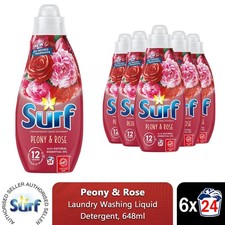 Surf Laundry Washing Liquid Detergent Peony & Rose 3.89 Litre, 144 Washes 4.62 per litre
