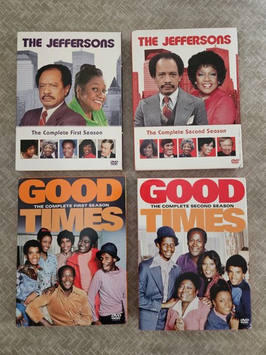 1970's TV Comedy DVD Lot: The Jeffersons Seasons 1 & 2, Good Times Seasons 1 & 2