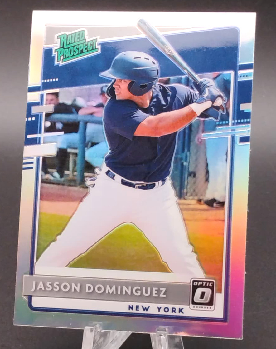2020 Donruss Optic Baseball #RP11 Jasson Dominguez (Yankees) RATED PROSPECT HOLO