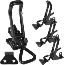 Adjustable Toggle Latch Clamp 660 lbs Capacity Black 4 Pcs Heavy Duty