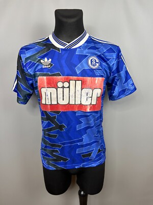 ビンテージ adidas FC Schalke 04 ユニフォームVELTINS Vintage Retro Rare SCHALKE 04 2000/2001 Home Football Soccer