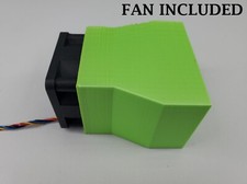 Nvidia DUAL Tesla A2 ADAPTER Cooling Fan Shroud Mounting GPU Accelerator Card AI