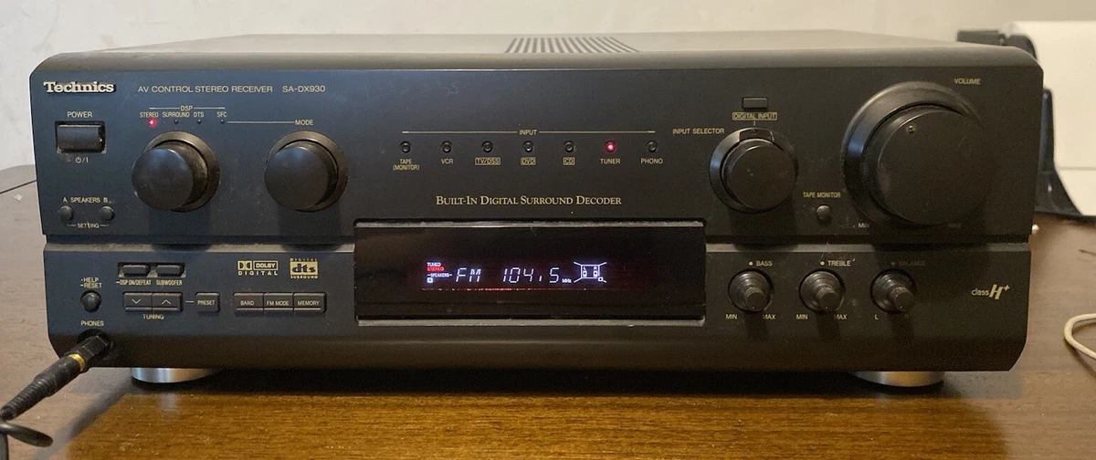 Technics SA-DX930 Receiver HiFi Stereo Vintage 5.1 Channel Home