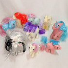 MY LITTLE PONY Vintage Lot Fuzzy 1983 Hong Kong Sweetie Pup 2018 Unicorn Basic F