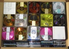 Lot de 400 Disques MD Disques Mixte Fabricant Mini Disques 60/74/80min aléato...