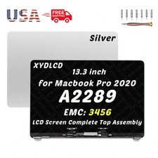 Apple MacBook Pro Retina 13" A2289 2020 EMC 3456 LCD Screen assembly Silver A 
