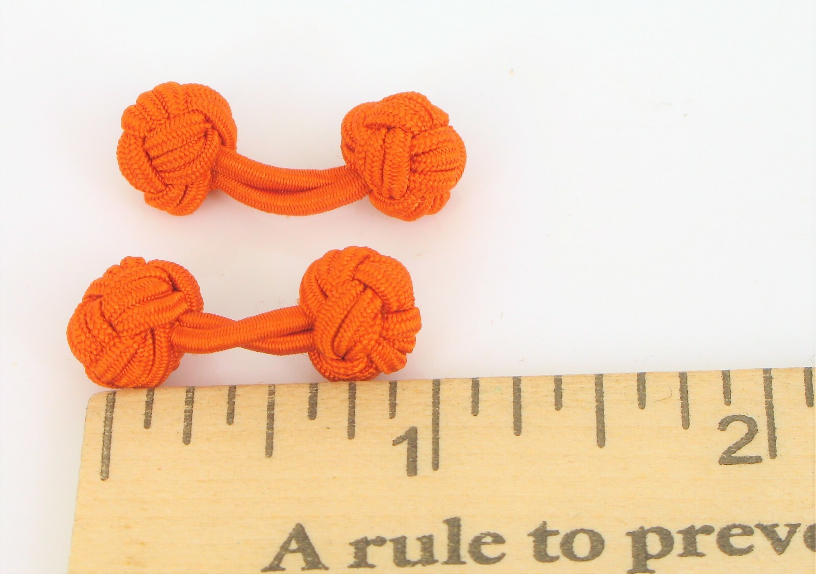 VINTAGE NAUTICAL ROPE TIED KNOT MONKEY'S FIST MEN'S C… Gem