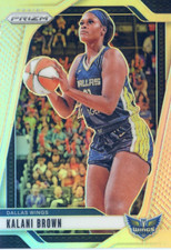 2024 Panini Prizm WNBA Silver Parallel NO.29 Kalani Brown, Dallas Wings
