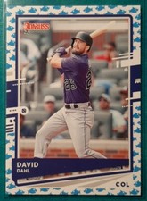 2020 DONRUSS BABY SHARK DAVID DAHL #140 COLORADO ROCKIES