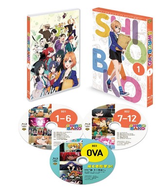 SHIROBAKO Blu-ray BOX 1 Standard Edition (3-disc set) used JP F/S 