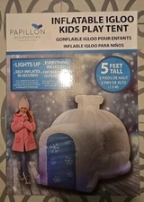 Airblown Inflatable Igloo Kids Play Tent 6ft x 5 Ft. - New In Box