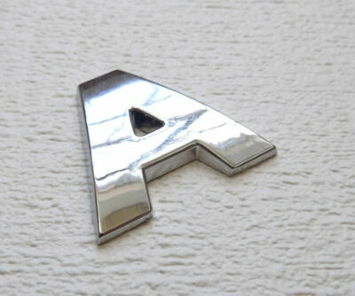 SILBER *VOLLMETALL* 3D SELBSTKLEBEND AUTO ABZEICHEN HOME EMBLEM AUFKLEBER