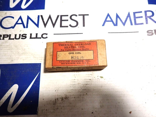Cutler Hammer Eaton H2818 Overload Heater Element Lot of 2 New