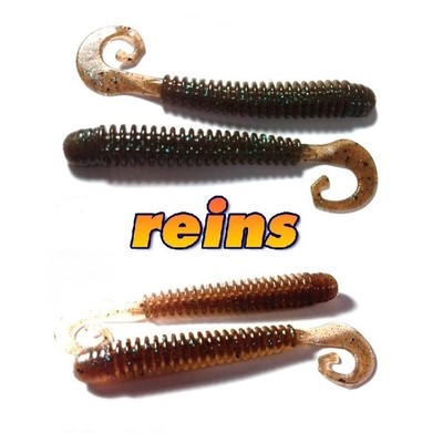 REINS G-TAIL SATURN 2'' Soft Scented Finesse Salty Aroma Worm Wacky Jig Lure 