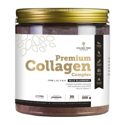 Golden Tree Premium Collagen Complex, Hydrolysiertes Beerenkollagen, 330 g