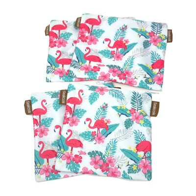 Seakcoik Reusable Zippered Snack Bags Lunch To-Go Eco
