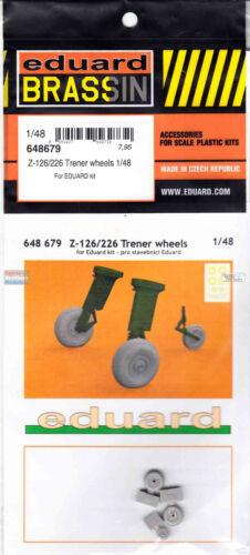 EDU648679 1:48 Eduard Brassin Zlin Z-126 Z-226 Trener Wheels (EDU kit) - Picture 1 of 2